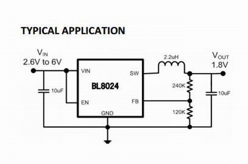 BL8024 典型应用电路图