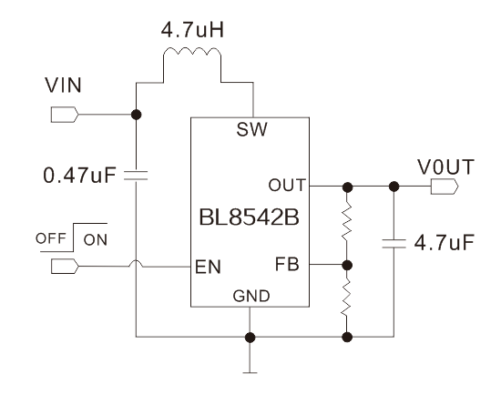 上海贝岭BL8542B典型应用电路图