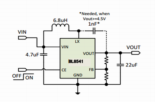 BL8541B典型应用电路图