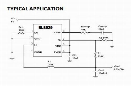 BL8529典型应用电路图