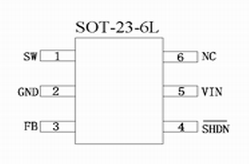 芯朋微AP2008引脚图/引脚功能