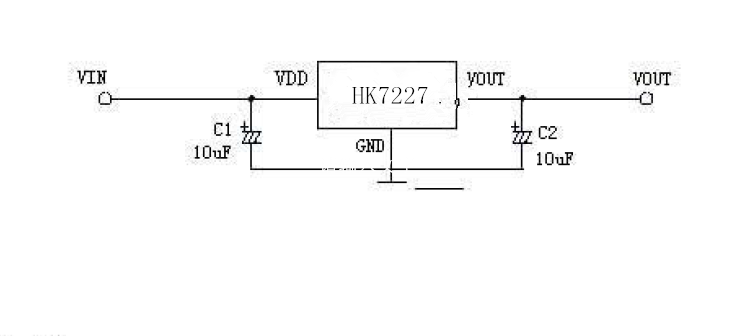 航顺HK7227典型应用电路图