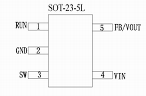 芯朋微AP2506L引脚图/引脚功能