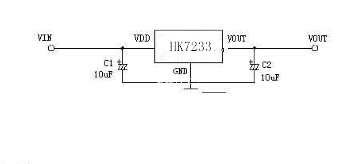 航顺HK7233典型应用电路图