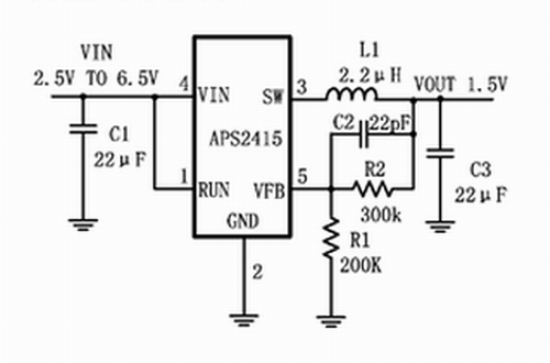 芯朋APS2415型号典型应用电路图