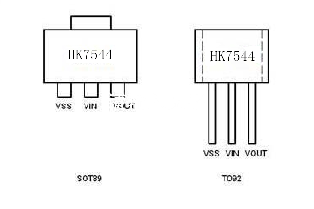 航顺HK7544引脚图/引脚功能