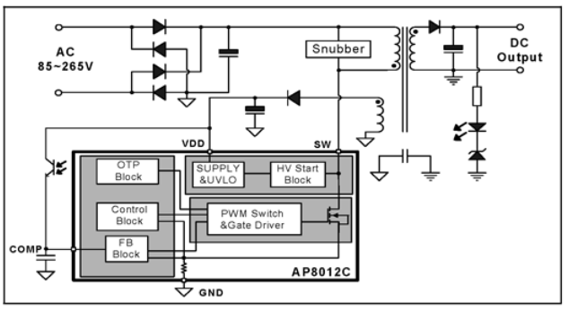 AP8012C应用电路图