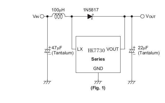 航顺HK7730典型应用电路