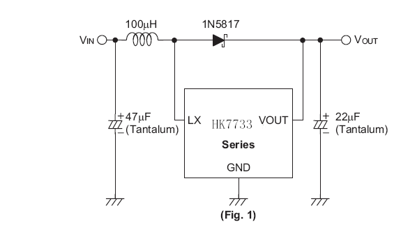 航顺HK7733典型应用电路图