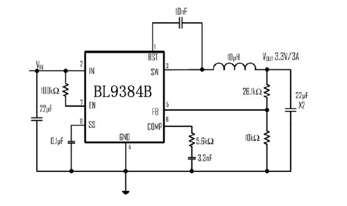 BL9384B典型应用电路图