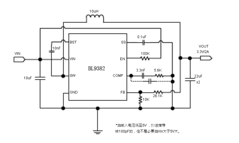 BL9382典型应用电路图