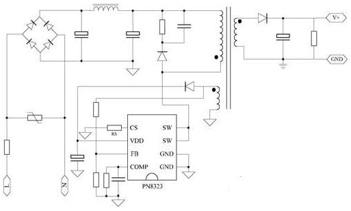 PN8323典型应用电路图