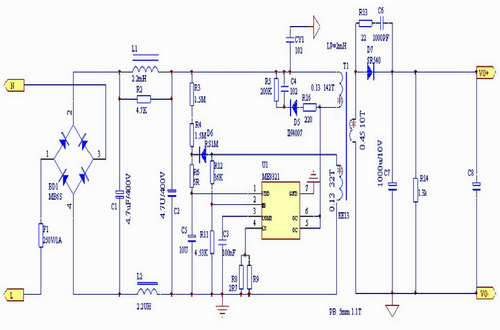 ME8321AS7G典型应用电路图