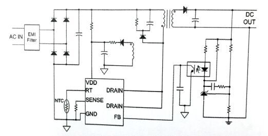 微盟ME8119D8G典型应用电路图