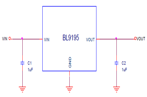 贝岭BL9195典型应用电路图