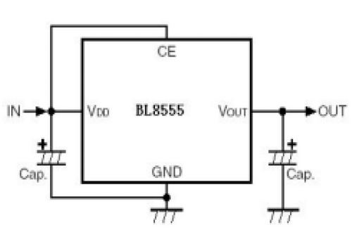 贝岭BL8555典型应用电路图