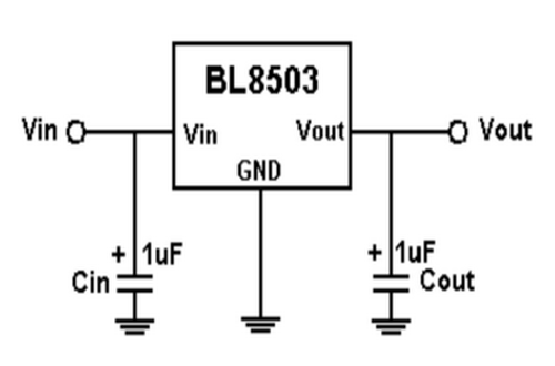 上海贝岭BL8503典型应用电路图