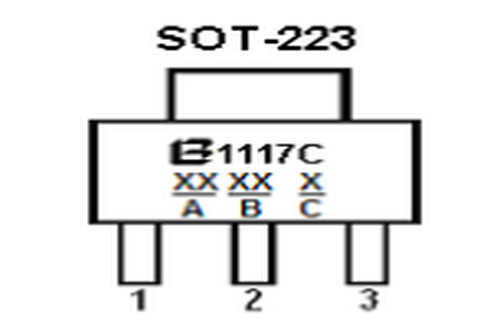 贝岭BL1117C引脚图/引脚功能