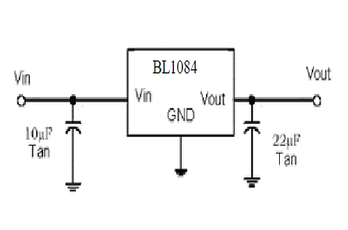 上海贝岭BL1084典型应用电路图