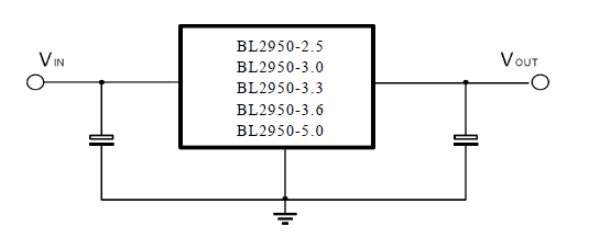 BL2950典型应用电路图