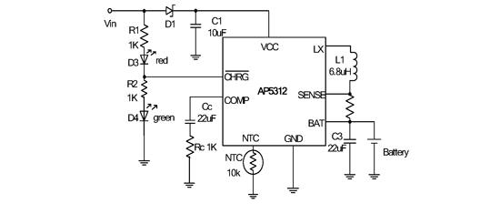 芯朋微AP5312典型应用电路图