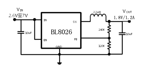 BL8026典型应用电路图