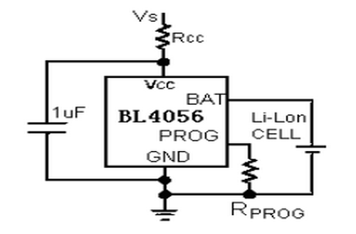 上海贝岭BL4056B典型应用电路图
