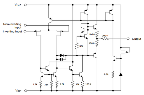 UTC友顺TL074典型应用电路图