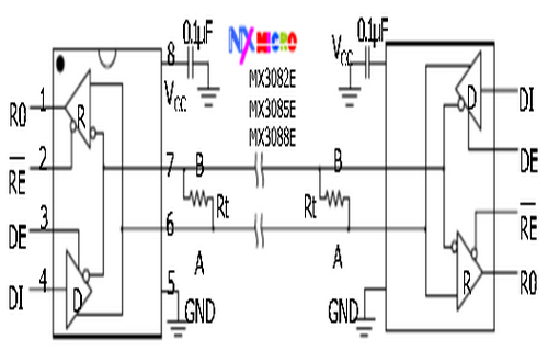 铭芯微MX3082E典型应用电路图