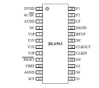 上海贝岭BL6503引脚图/引脚功能