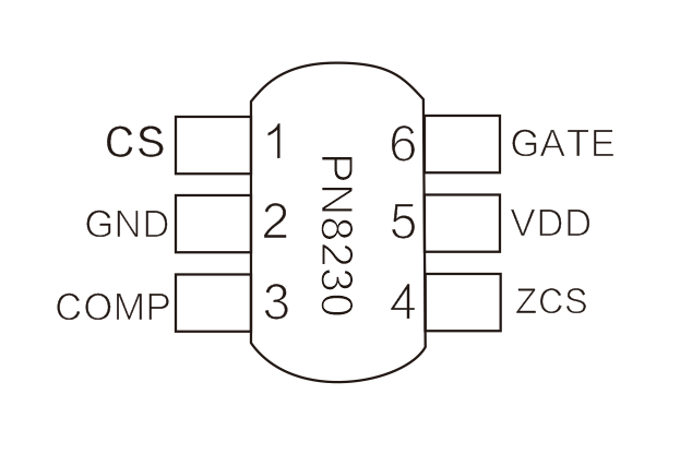 PN8230引脚图/引脚功能