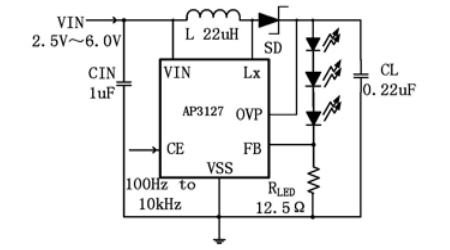 AP3127典型应用电路图