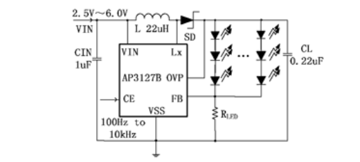 AP3127B典型应用电路图