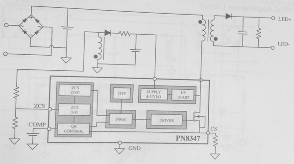 PN8347典型应用电路图