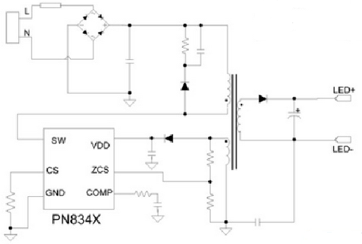 PN8349典型应用电路图