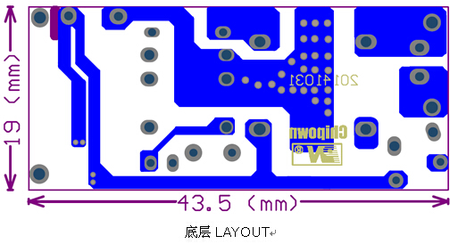 PN8326应用方案印制电路板底层