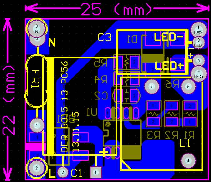 PN8315 印制电路板