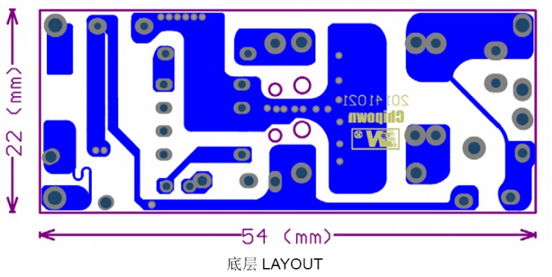 PN8327 layout板底层