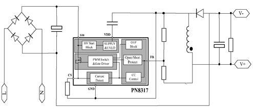 PN8317典型应用电路图