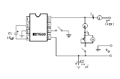 南京微盟ME7660型号典型应用电路图