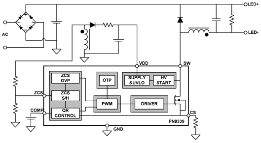 PN8339典型应用电路图
