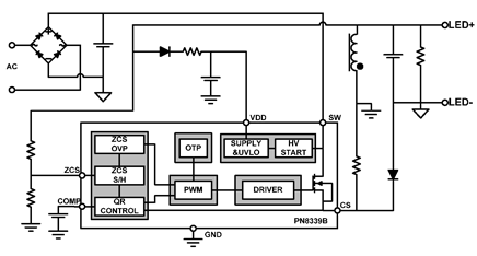 PN8339B典型应用电路图
