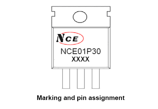 新洁能NCE01P30引脚图/引脚功能