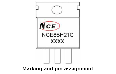 新洁能NCE85H21C引脚图/引脚功能