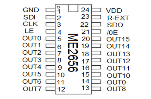 南京微盟ME2656引脚图/引脚功能