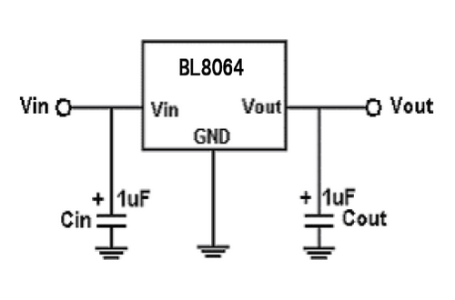 上海贝岭BL8064典型应用电路图
