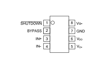 UTC品牌PA6204引脚图/引脚功能