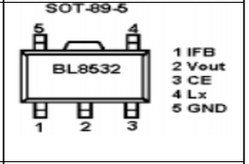 上海贝岭BL8532引脚图/引脚功能
