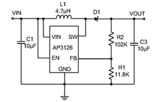 AP3126典型应用电路图