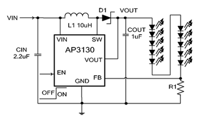 AP3130典型应用电路图